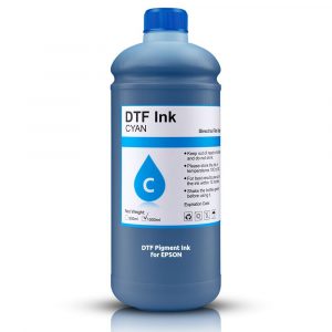 Cyan - DTF Pigment Mürrekkep, 1kg, Epson yazıcılar için
