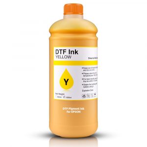 Yellow - DTF Pigment Mürrekkep, 1kg, Epson yazıcılar için
